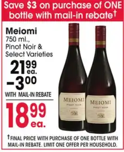 Jewel-Osco Meiomi offer