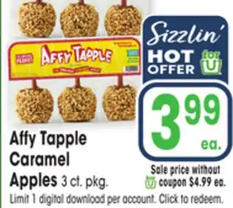 Jewel-Osco Affy Tapple Caramel Apples offer