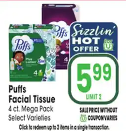 Jewel-Osco Puffs Facial Tissue offer