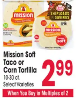 Jewel-Osco Mission Soft Taco or Corn Tortilla offer