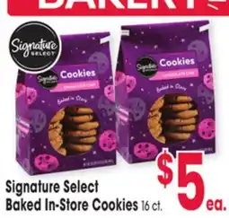 Jewel-Osco Signature Select Baked In-Store Cookies offer