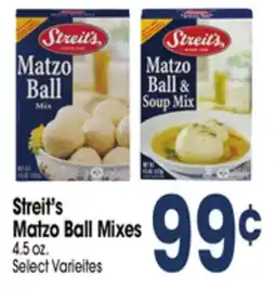 Jewel-Osco Streit's Matzo Ball Mixes offer