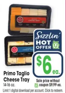 Jewel-Osco Primo Taglio Cheese Tray offer