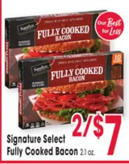 Jewel-Osco Signature Select Fully Cooked Bacon offer