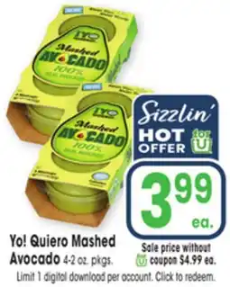 Jewel-Osco Yo! Quiero Mashed Avocado offer