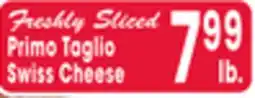 Jewel-Osco Primo Taglio Swiss Cheese offer