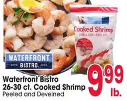 Jewel-Osco Waterfront Bistro 26-30 ct. Cooked Shrimp offer