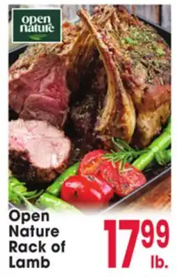 Jewel-Osco Open Nature Rack of Lamb offer