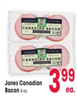 Jewel-Osco Jones Canadian Bacon offer