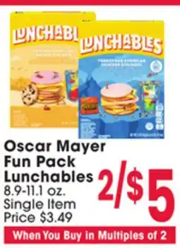 Jewel-Osco Oscar Mayer Fun Pack Lunchables offer