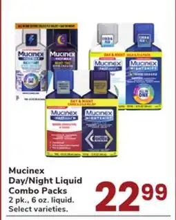 Jewel-Osco Mucinex Day/Night Liquid Combo Packs offer