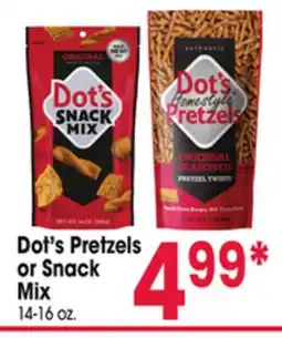 Jewel-Osco Dot's Pretzels or Snack Mix offer