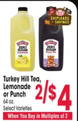 Jewel-Osco Turkey Hill Tea, Lemonade or Punch offer
