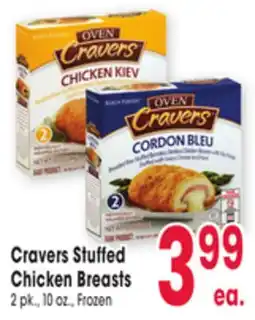 Jewel-Osco Cravers Stuffed Chicken Breasts offer