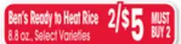 Jewel-Osco Ben's Ready to Heat Rice offer
