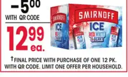 Jewel-Osco Smirnoff Ice offer