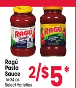 Jewel-Osco Ragú Pasta Sauce offer
