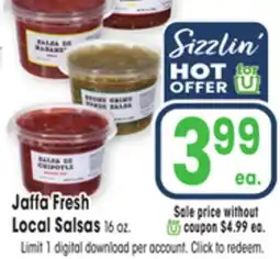 Jewel-Osco Jaffa Fresh Local Salsas offer