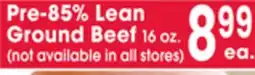 Jewel-Osco Pre-85% Lean Ground Beef offer