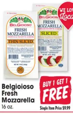 Jewel-Osco Belgioioso Fresh Mozzarella offer