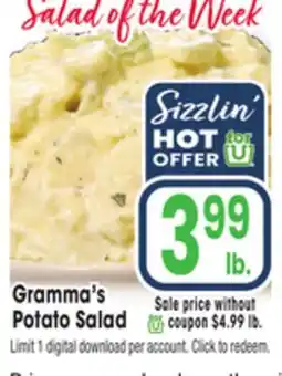 Jewel-Osco Gramma's Potato Salad offer