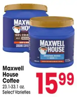 Jewel-Osco Maxwell House Coffee offer