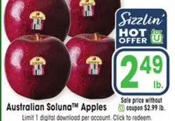 Jewel-Osco Australian Soluna Apples offer