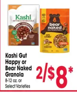 Jewel-Osco Kashi Gut Happy or Bear Naked Granola offer