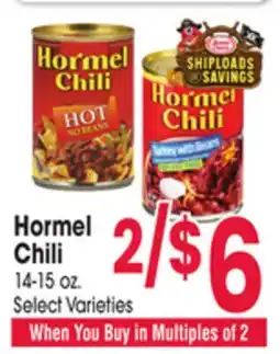 Jewel-Osco Hormel Chili offer