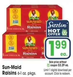 Jewel-Osco Sun-Maid Raisins offer