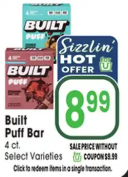 Jewel-Osco Built Puff Bar offer
