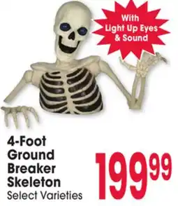 Jewel-Osco 4-Foot Ground Breaker Skeleton offer