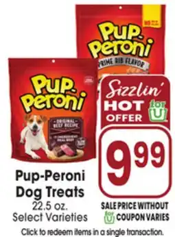 Jewel-Osco Pup-Peroni Dog Treats offer