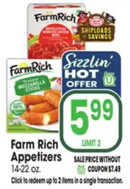 Jewel-Osco Farm Rich Appetizers offer