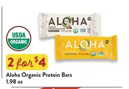 Fresh Thyme Aloha Organic Protein Bars offer
