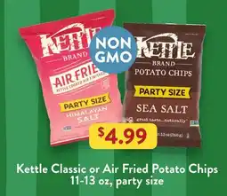 Fresh Thyme Kettle Classic or Air Fried Potato Chips offer