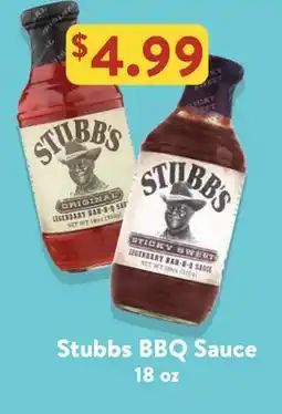 Fresh Thyme Stubbs BBQ Sauce offer