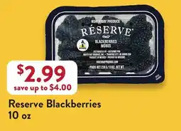 Fresh Thyme Reserve Blackberries offer