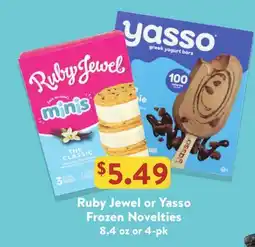 Fresh Thyme Ruby Jewel or Yasso Frozen Novelties offer