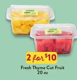 Fresh Thyme Fresh Thyme Cut Fruit offer
