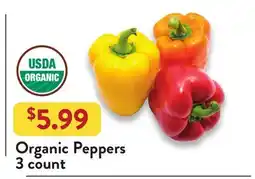 Fresh Thyme Organic Peppers offer