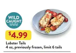 Fresh Thyme Lobster Tails offer