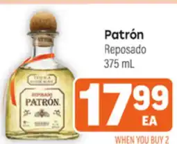 Tony’s Fresh Market Patrón Reposado offer