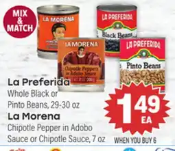 Tony’s Fresh Market La Preferida, La Morena offer