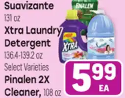 Tony’s Fresh Market Fagans Suavizante, Xtra Laundry Detergent, Pinalen 2X Cleaner offer