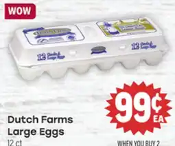 Tony’s Fresh Market Dutch Farms Large Eggs offer