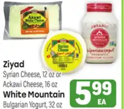 Tony’s Fresh Market Ziyad or White Mountain offer