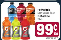 Tony’s Fresh Market Powerade Sport Drinks, 28 oz, Gatorade 28 oz offer