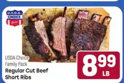 Tony’s Fresh Market USDA Choice Family Pack Regular Cut Beef Short Ribs offer