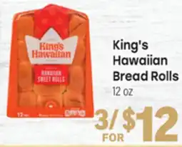 Tony’s Fresh Market King's Hawaiian Bread Rolls offer